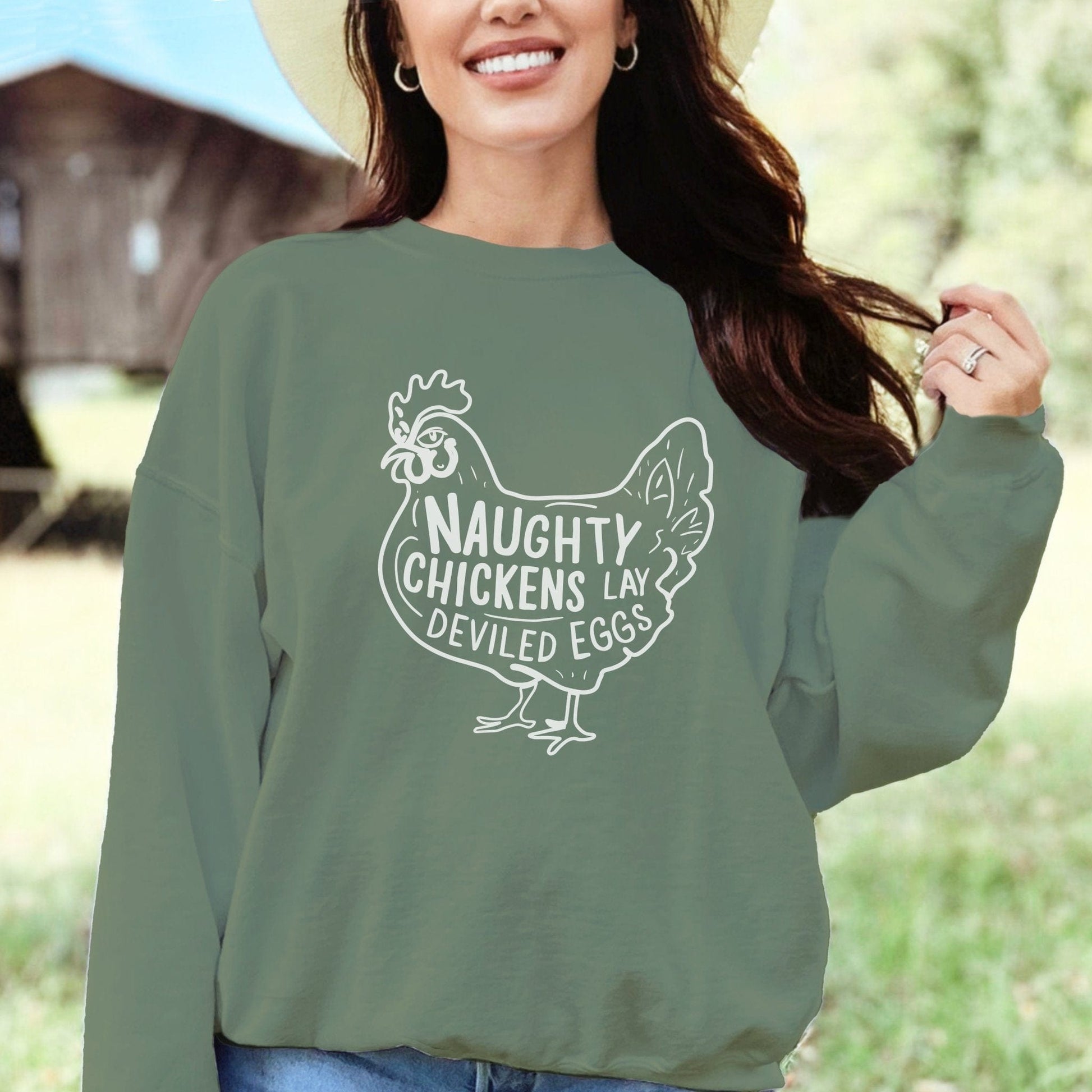 Naughty Chickens Sweatshirt