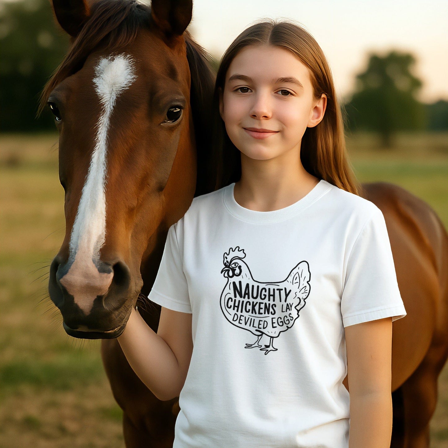 Naughty Chickens T-shirt (Youth)