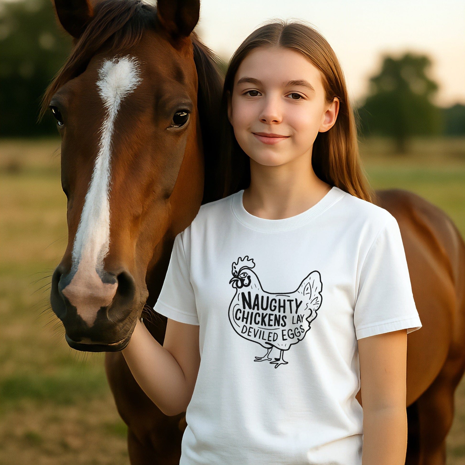 Naughty Chickens T-shirt (Youth)