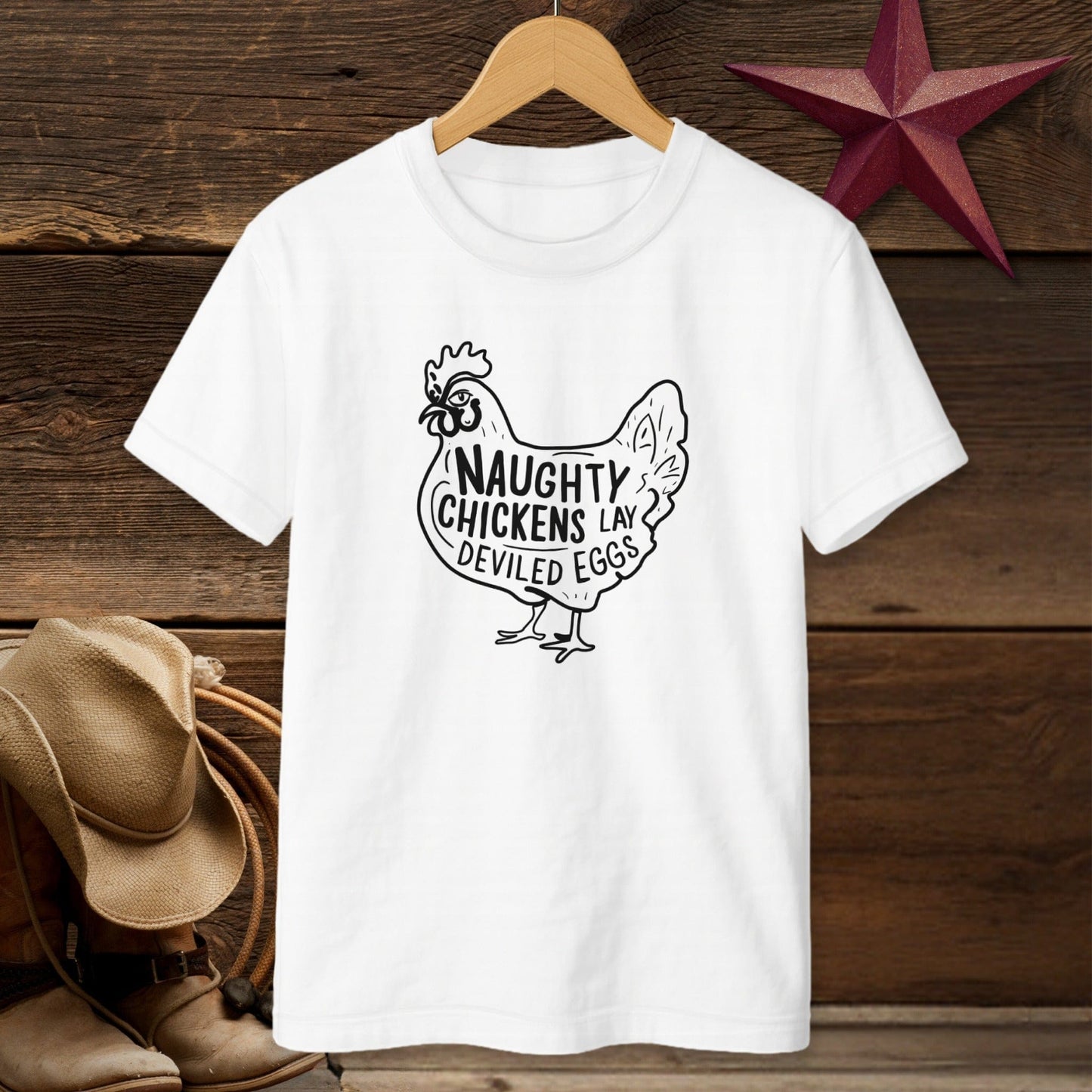 Naughty Chickens T-shirt (Youth)