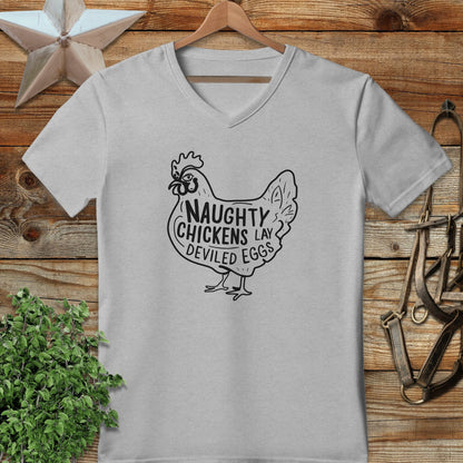 Naughty Chickens V-neck