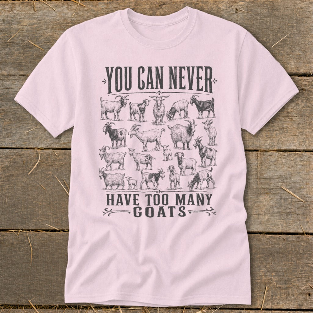 Never Too Many Goats Classic Tee