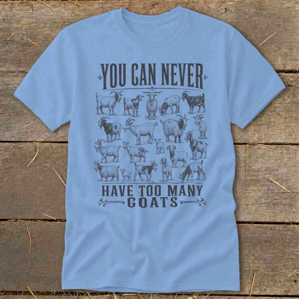 Never Too Many Goats Classic Tee