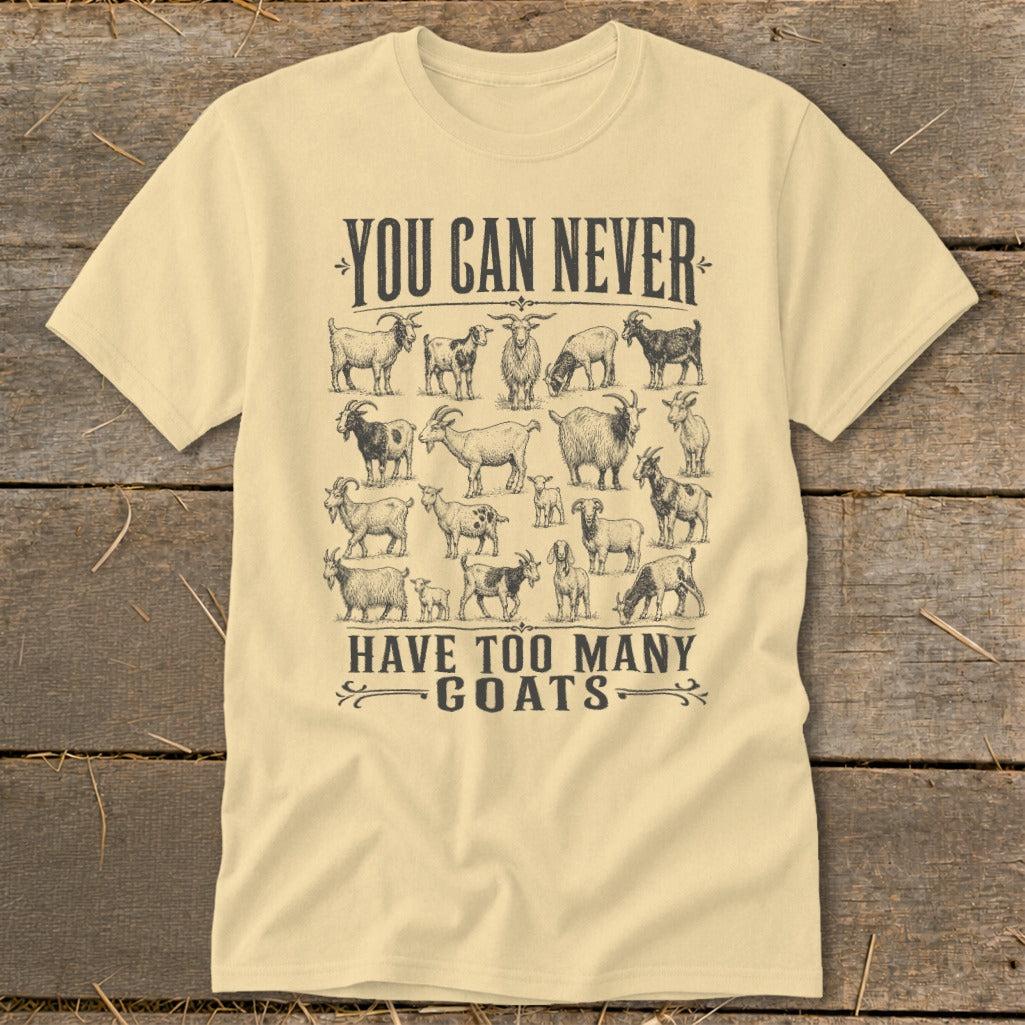 Never Too Many Goats Classic Tee