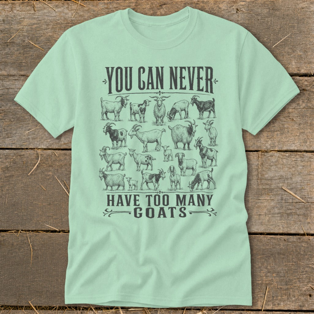 Never Too Many Goats Classic Tee