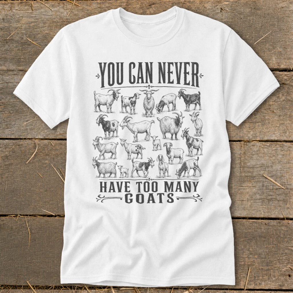 Never Too Many Goats Classic Tee
