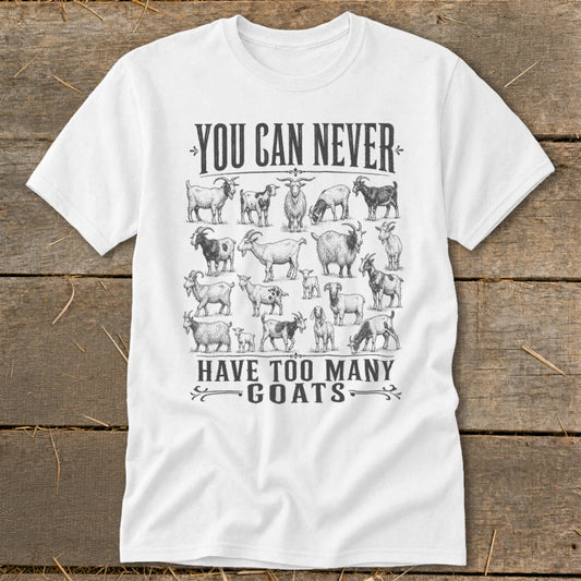 Never Too Many Goats Classic Tee