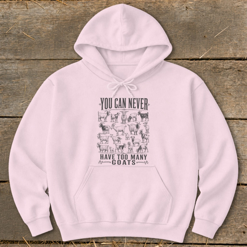 Never Too Many Goats Hoodie