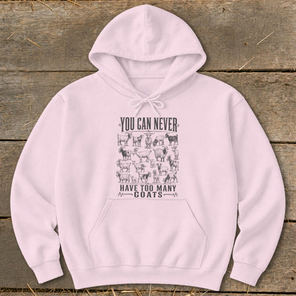 Never Too Many Goats Hoodie