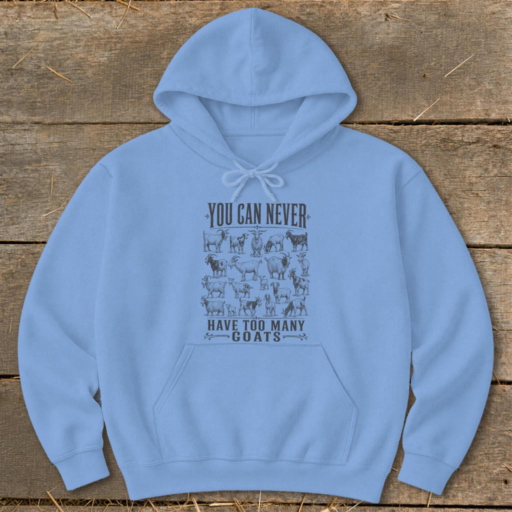 Never Too Many Goats Hoodie
