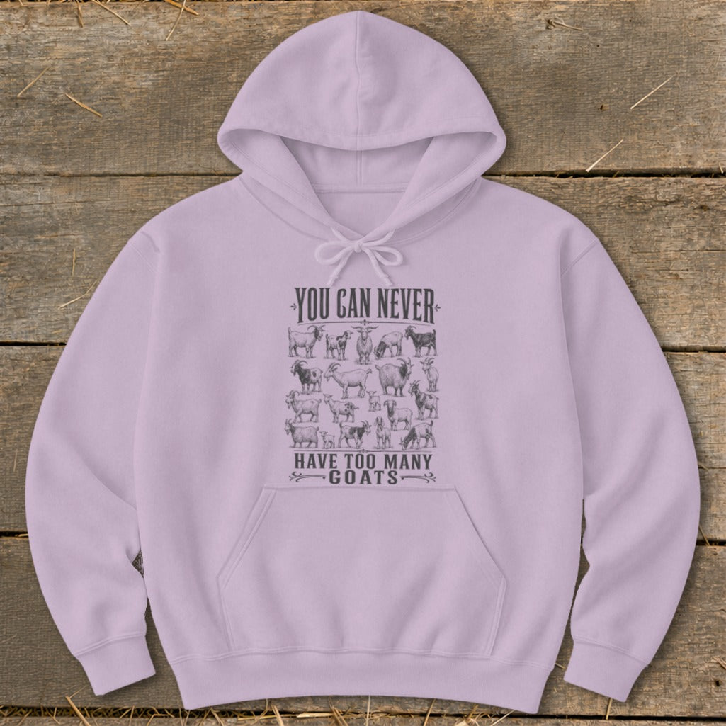 Never Too Many Goats Hoodie