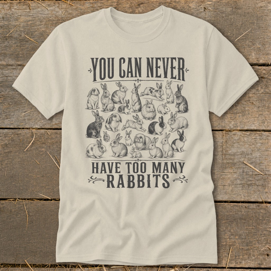 Never Too Many Rabbits Classic Tee