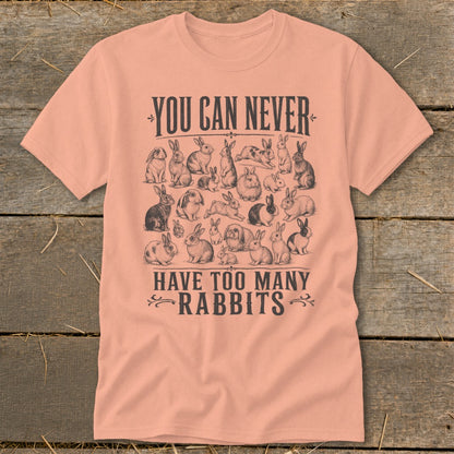 Never Too Many Rabbits Classic Tee
