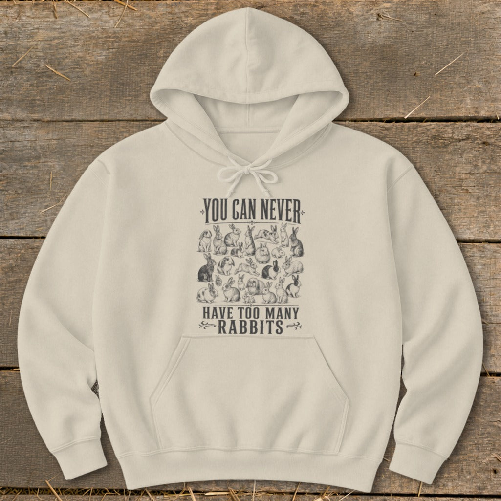 Never Too Many Rabbits Hoodie