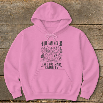 Never Too Many Rabbits Hoodie