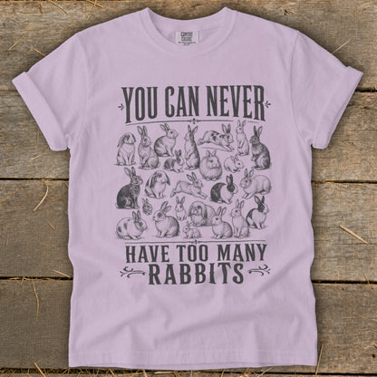 Never Too Many Rabbits Signature Tee