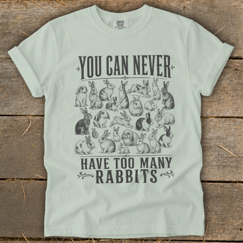 Never Too Many Rabbits Signature Tee