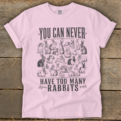 Never Too Many Rabbits Signature Tee