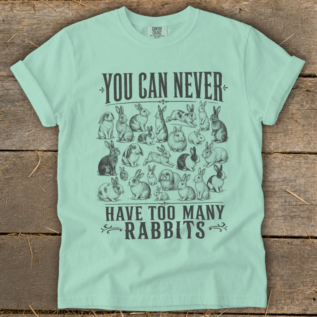 Never Too Many Rabbits Signature Tee