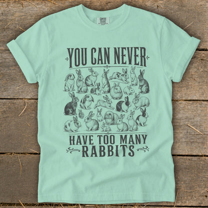Never Too Many Rabbits Signature Tee