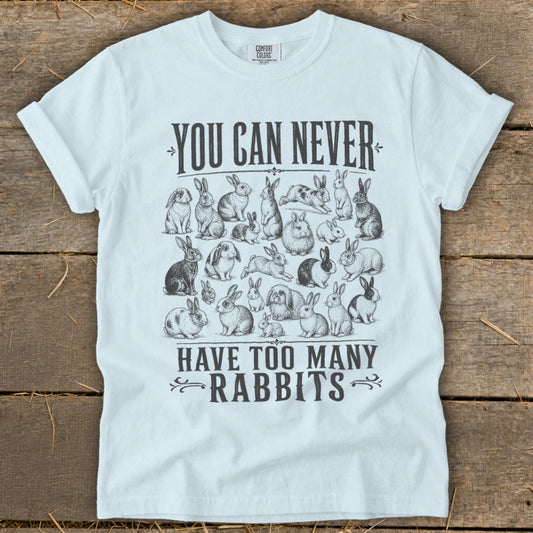 Never Too Many Rabbits Signature Tee
