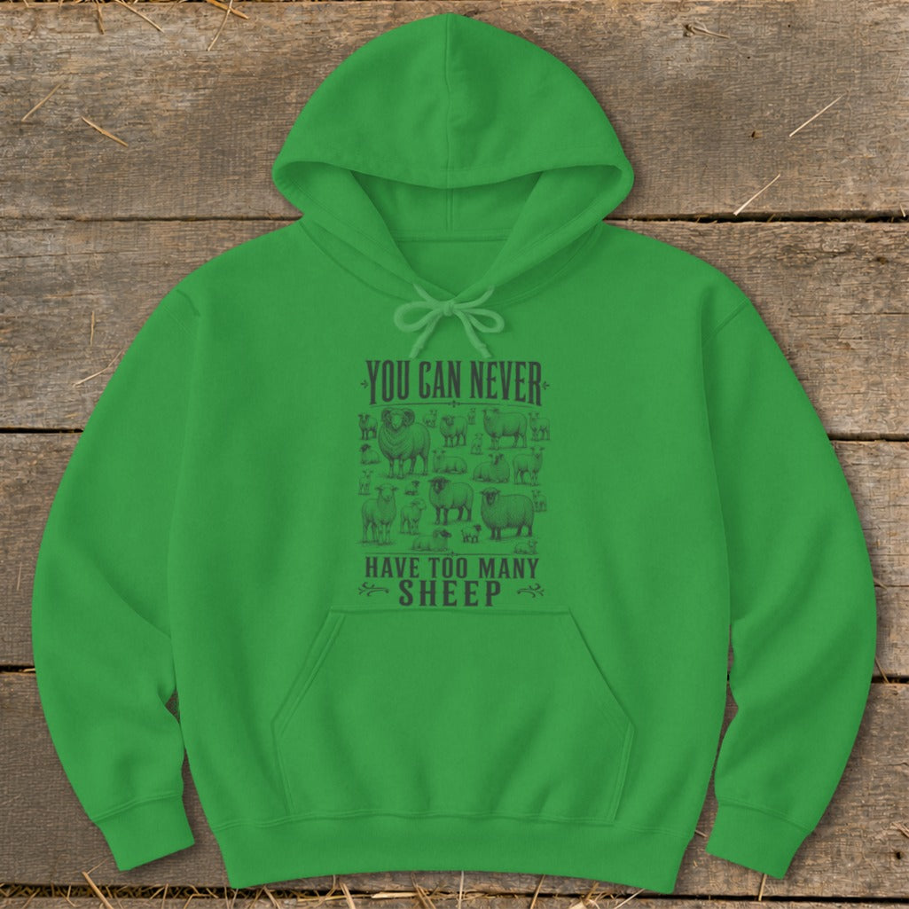 Never Too Many Sheep Hoodie