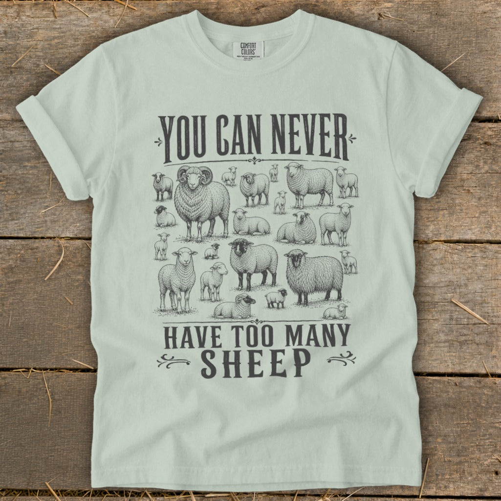 Never Too Many Sheep Signature Tee