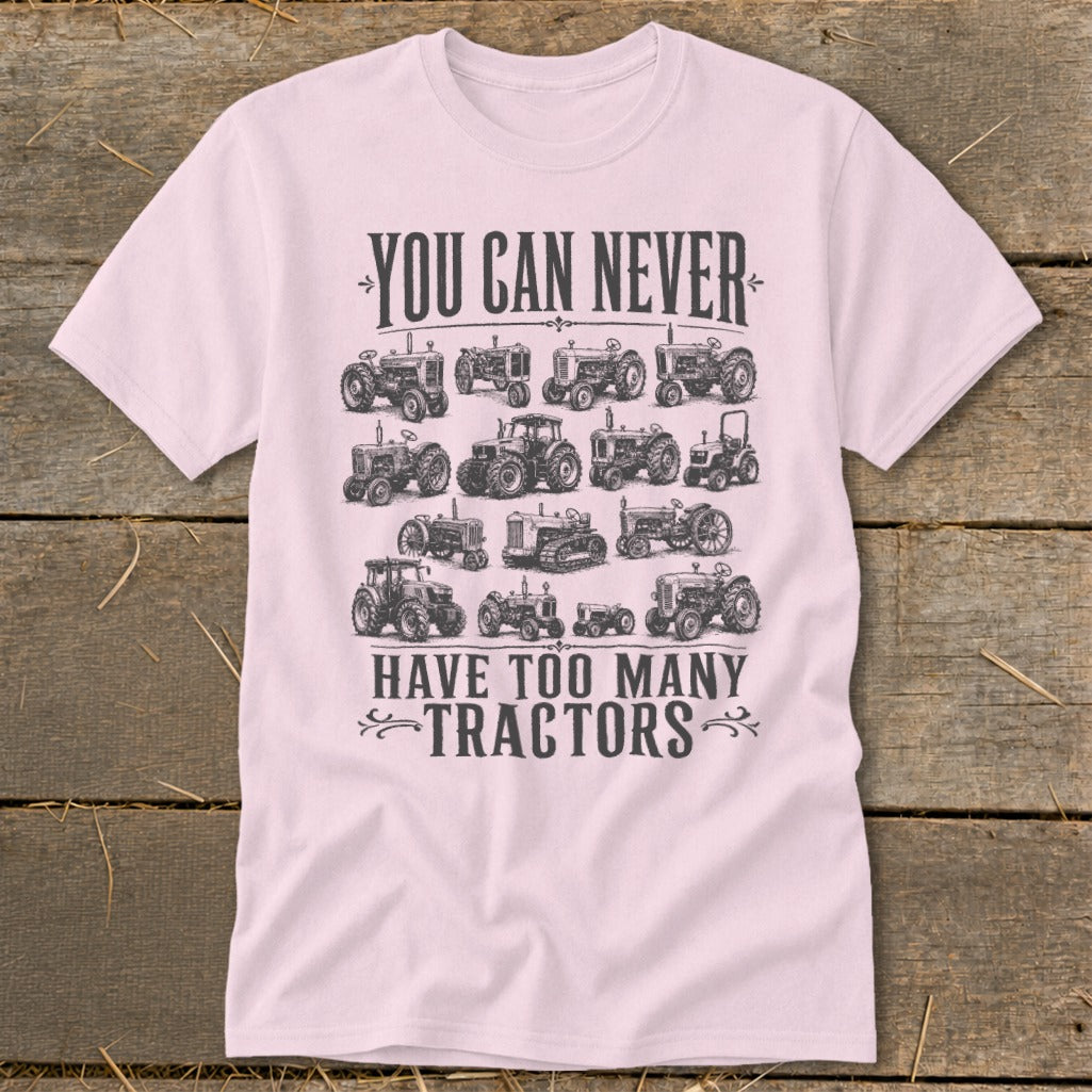 Never Too Many Tractors Classic Tee