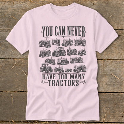 Never Too Many Tractors Classic Tee