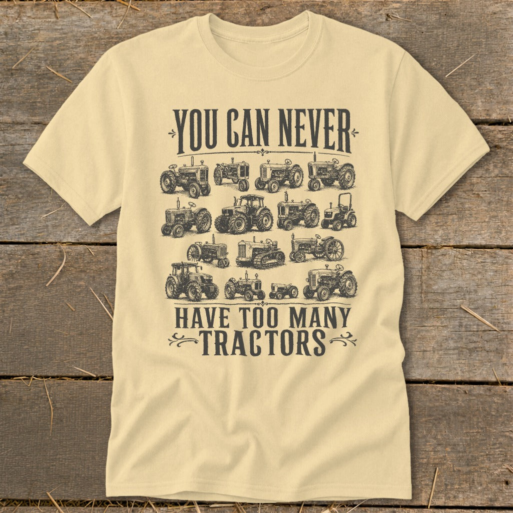 Never Too Many Tractors Classic Tee
