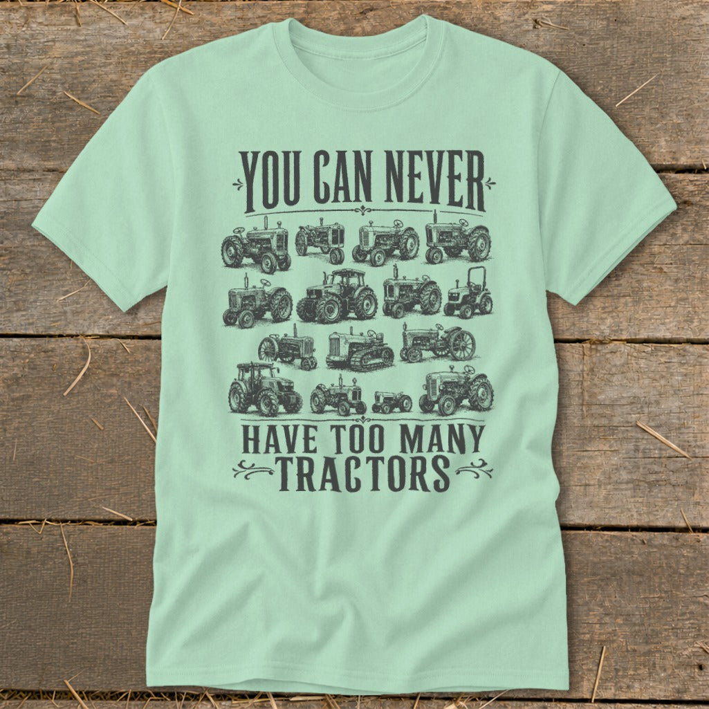 Never Too Many Tractors Classic Tee