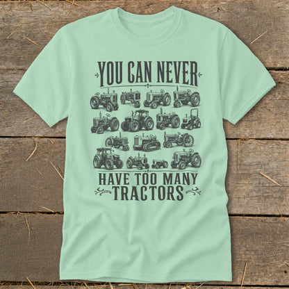 Never Too Many Tractors Classic Tee