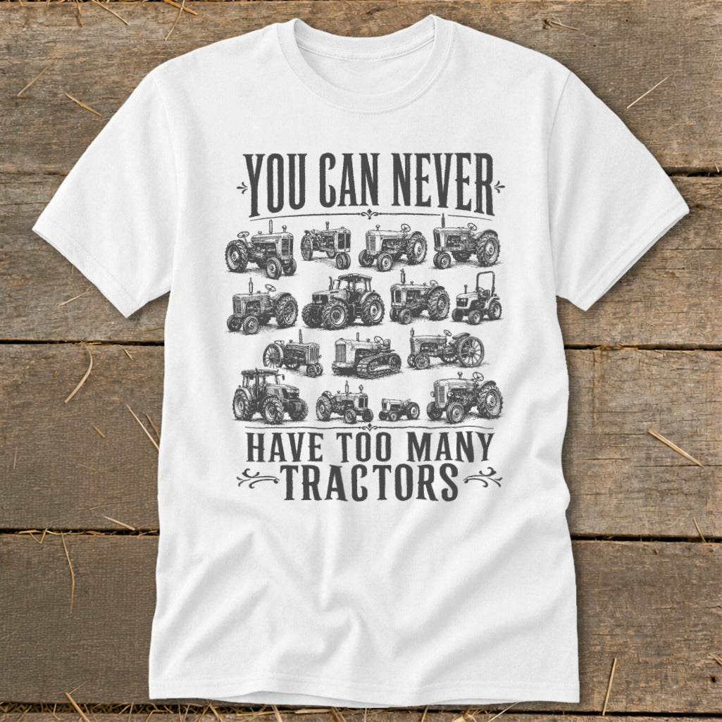 Never Too Many Tractors Classic Tee