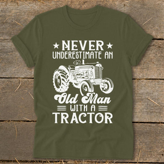 Never Underestimate Softstyle Tee - Military Green