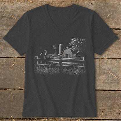 Night at the Farm V-neck