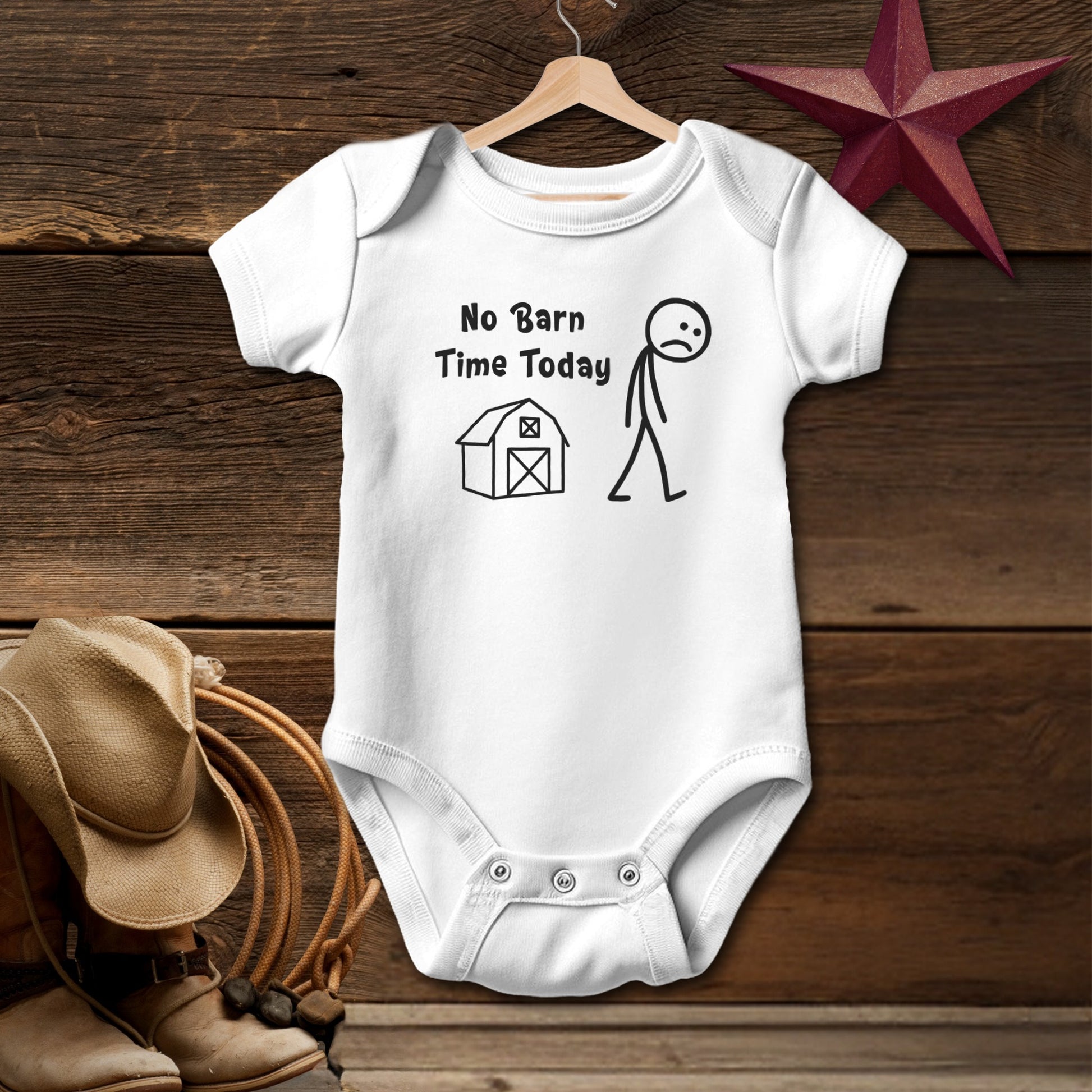 No Barn Time Today Bodysuit (Baby)