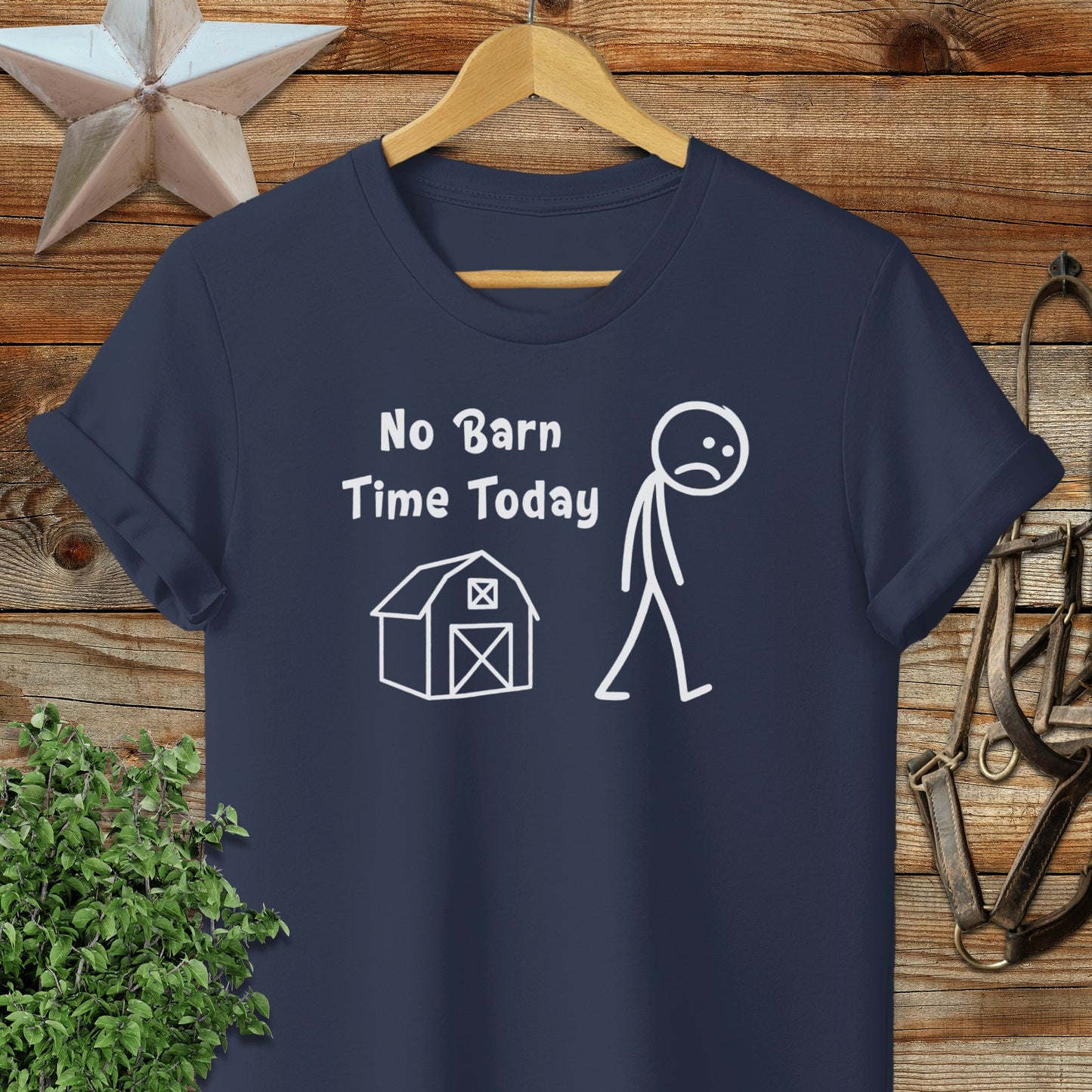 No Barn Time Today Softstyle Tee