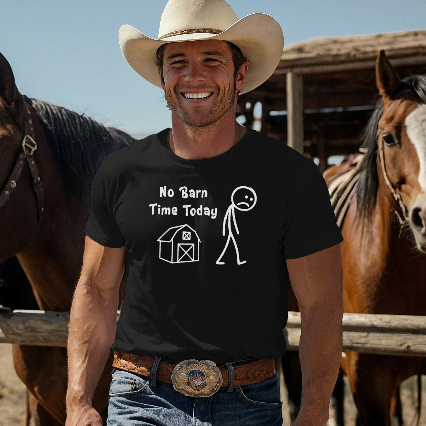 No Barn Time Today T-shirt