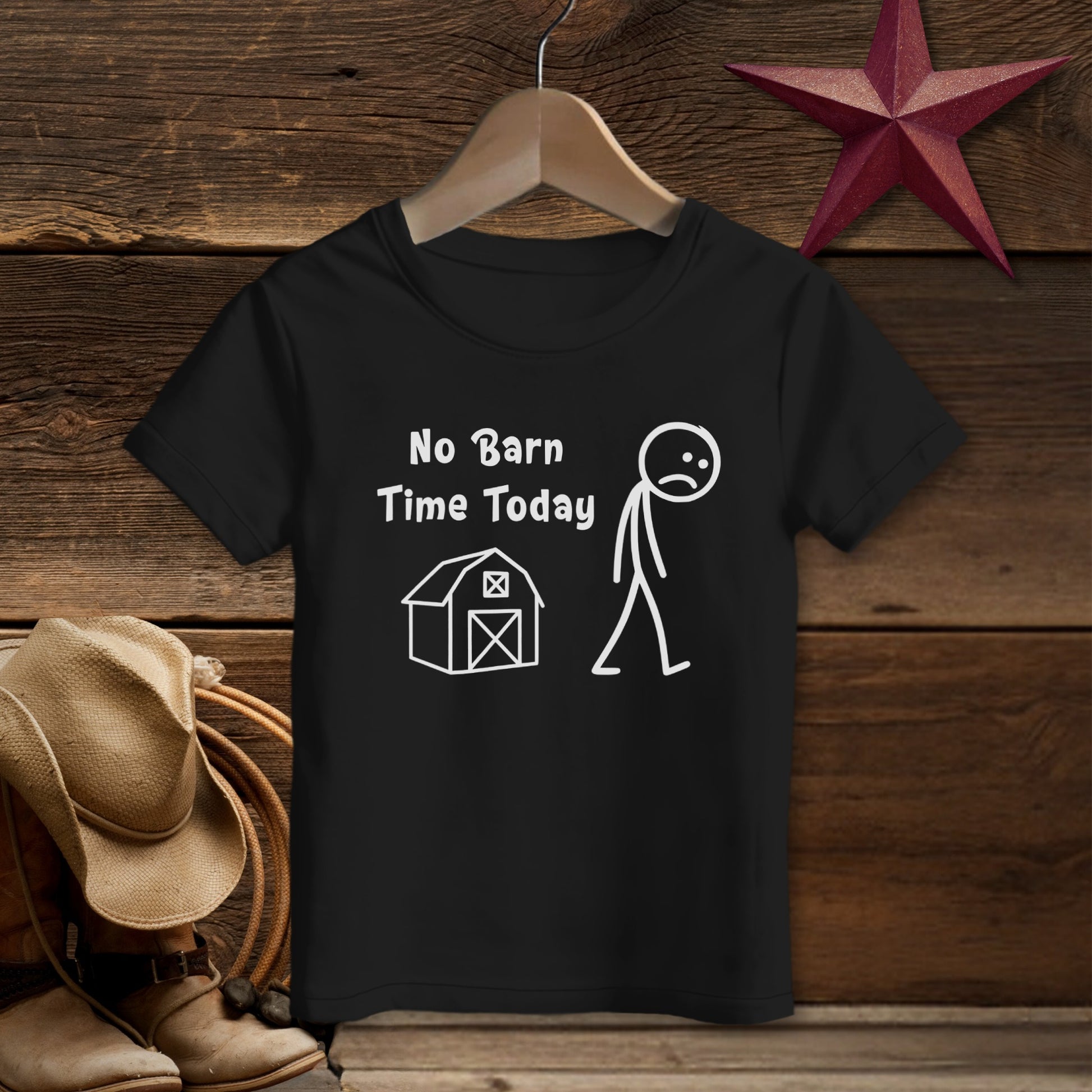 No Barn Time Today T-Shirt (Toddler)