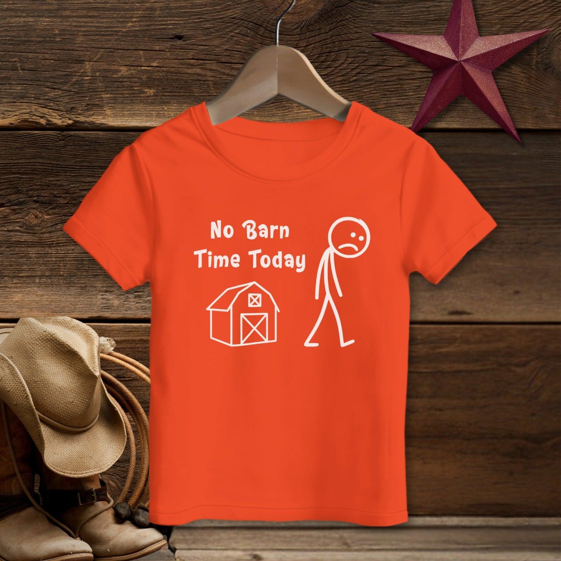 No Barn Time Today T-Shirt (Toddler)