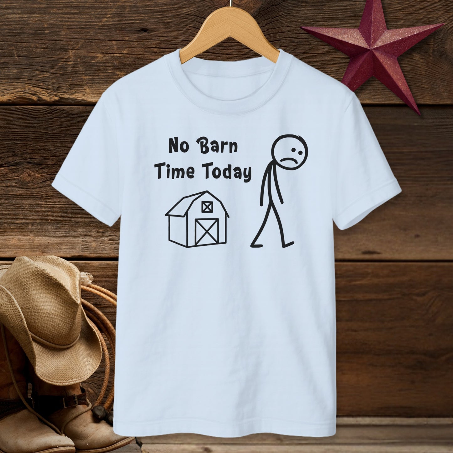 No Barn Time Today T-shirt (Youth)