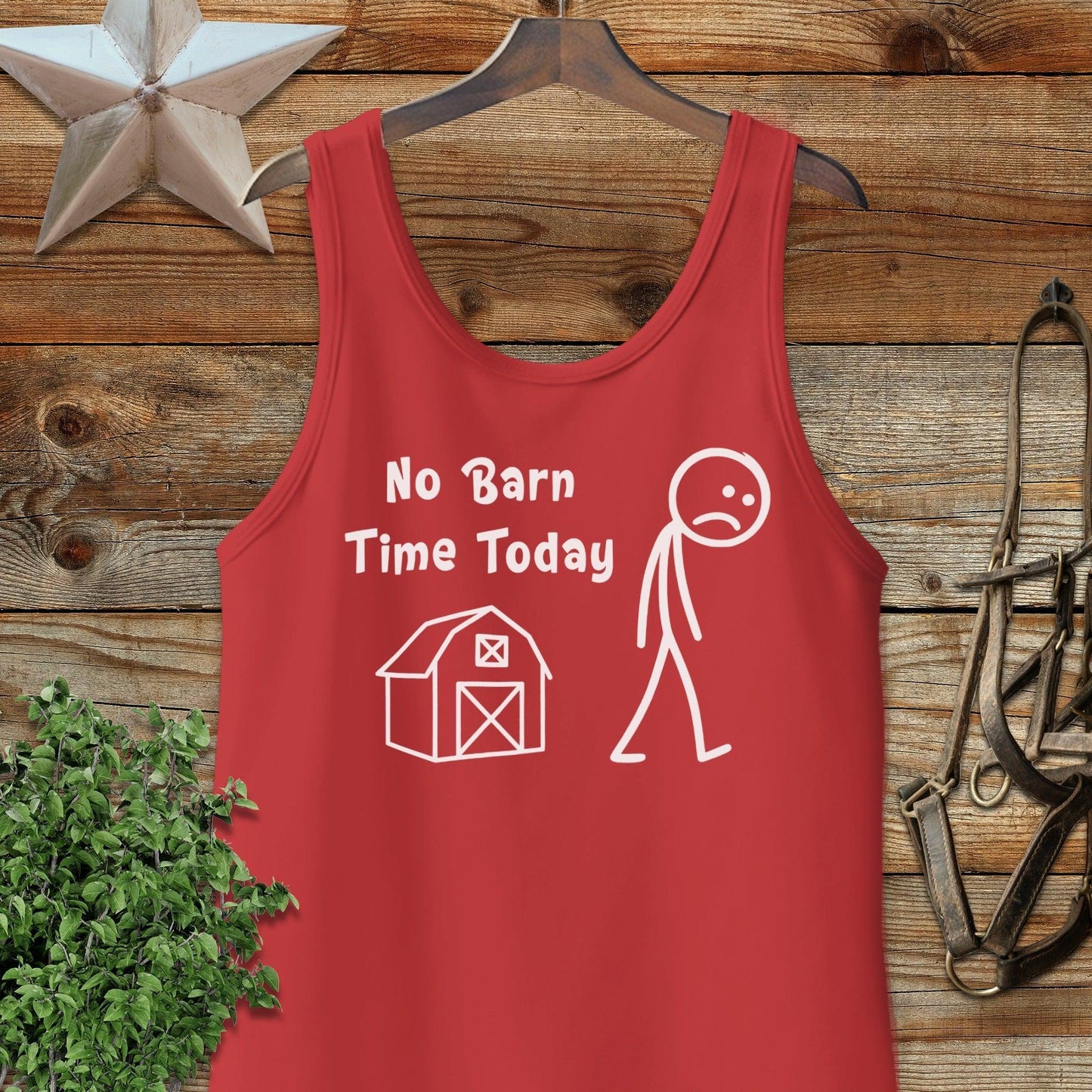 No Barn Time Today Tank Top