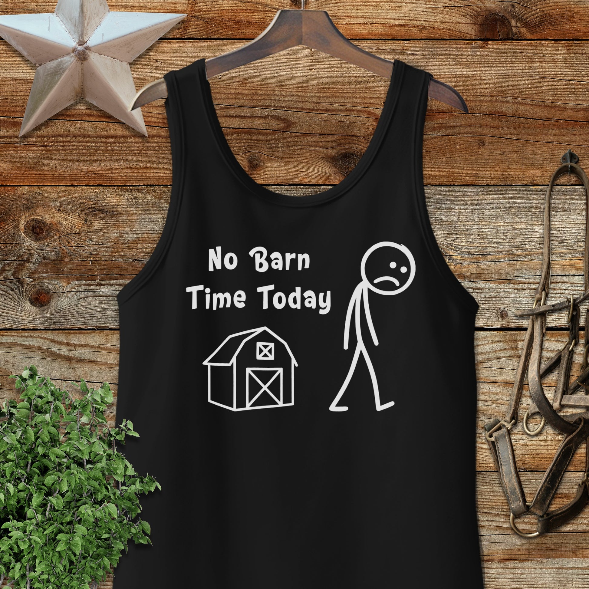 No Barn Time Today Tank Top