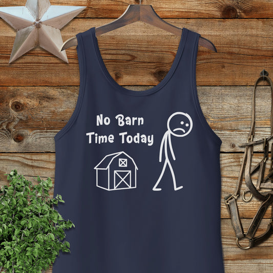 No Barn Time Today Tank Top