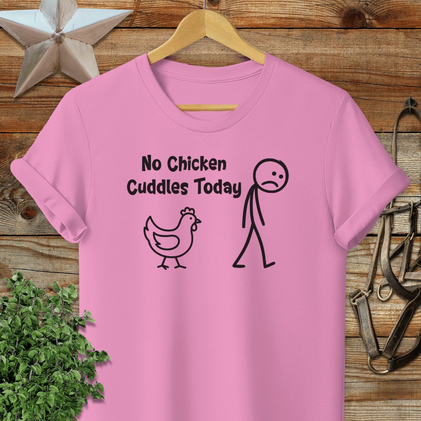 No Chicken Cuddles Today Softstyle Tee