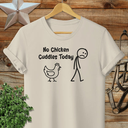 No Chicken Cuddles Today Softstyle Tee