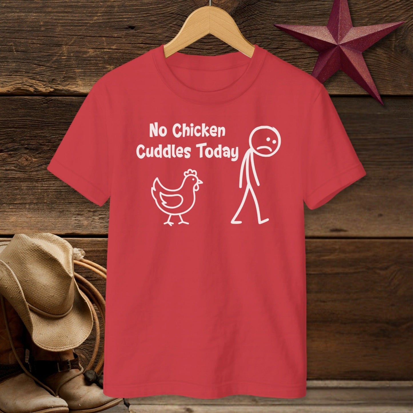 No Chicken Cuddles Today T-shirt (Youth)