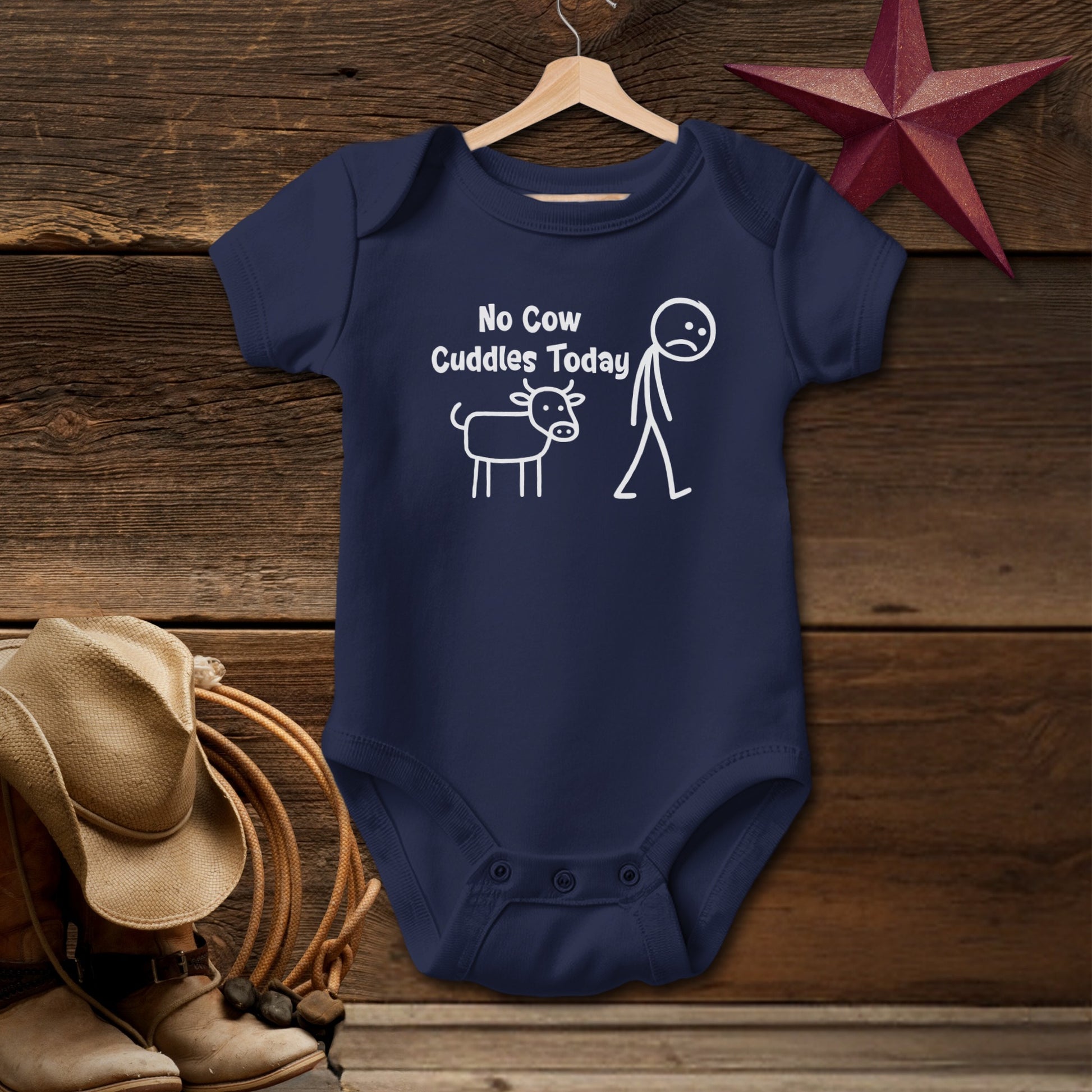 No Cow Cuddles Today Bodysuit (Baby)