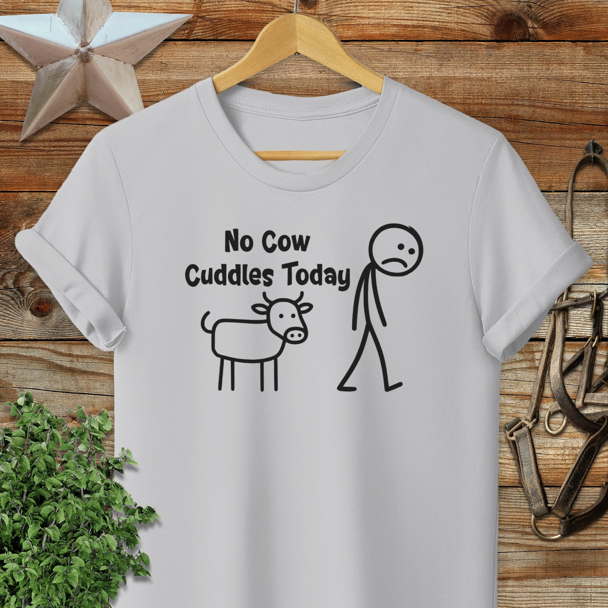 No Cow Cuddles Today Softstyle Tee