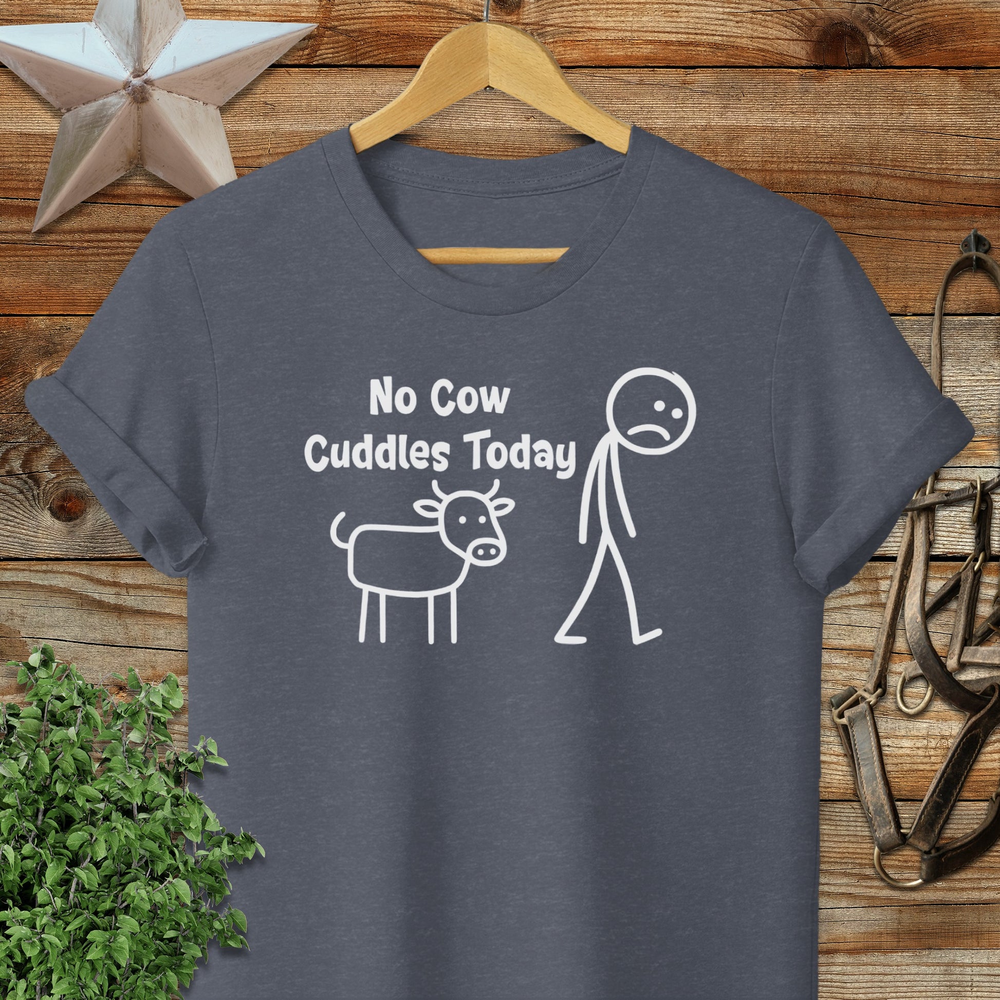 No Cow Cuddles Today Softstyle Tee